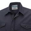 Oberon FR/Arc-Rated 7.5 oz  88/12 Safety Shirt, Button-Up, Navy, 4XL ZFI509-4XL